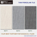 4.8mm sandstone look grey color thin tile for indoor outdoor wall decoration